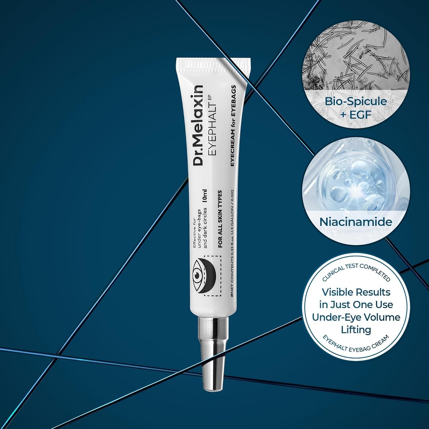 Eyephalt Miracle Repair Cream – EGF-Infused Under Eye Savior (0.33 Fl.Oz)